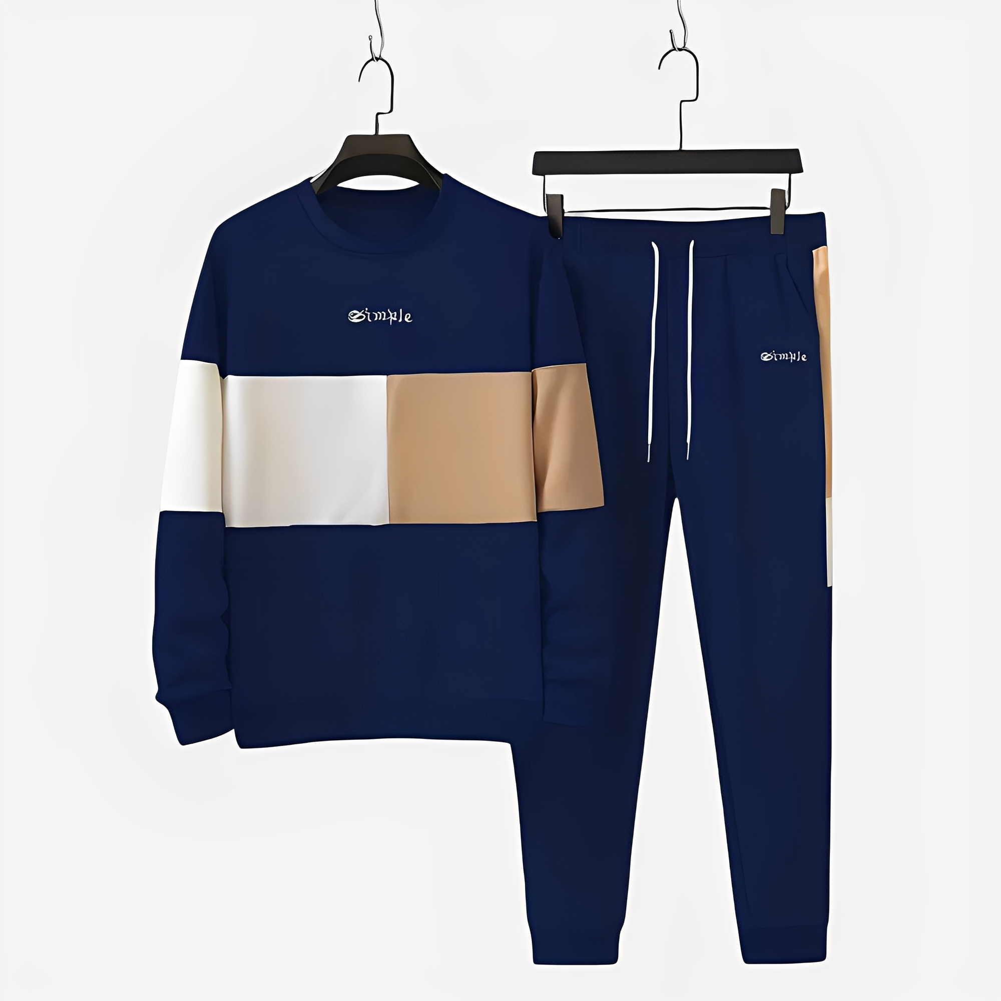 Charlton - Ensemble sportif pour homme avec design en blocs de couleurs