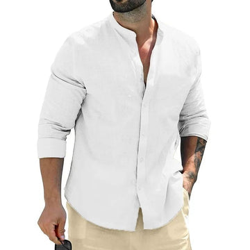 Dominic - Chemise à manches longues décontractée pour hommes