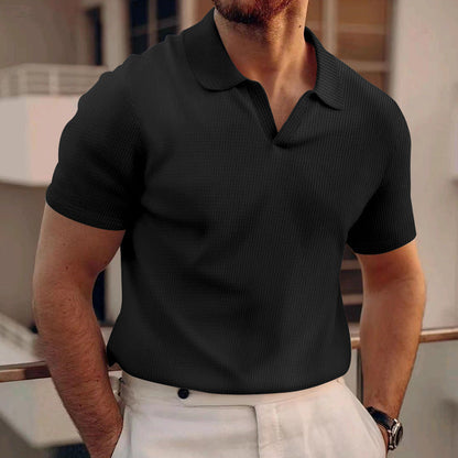 Harold - Bequemes kurzärmeliges Poloshirt für Herren