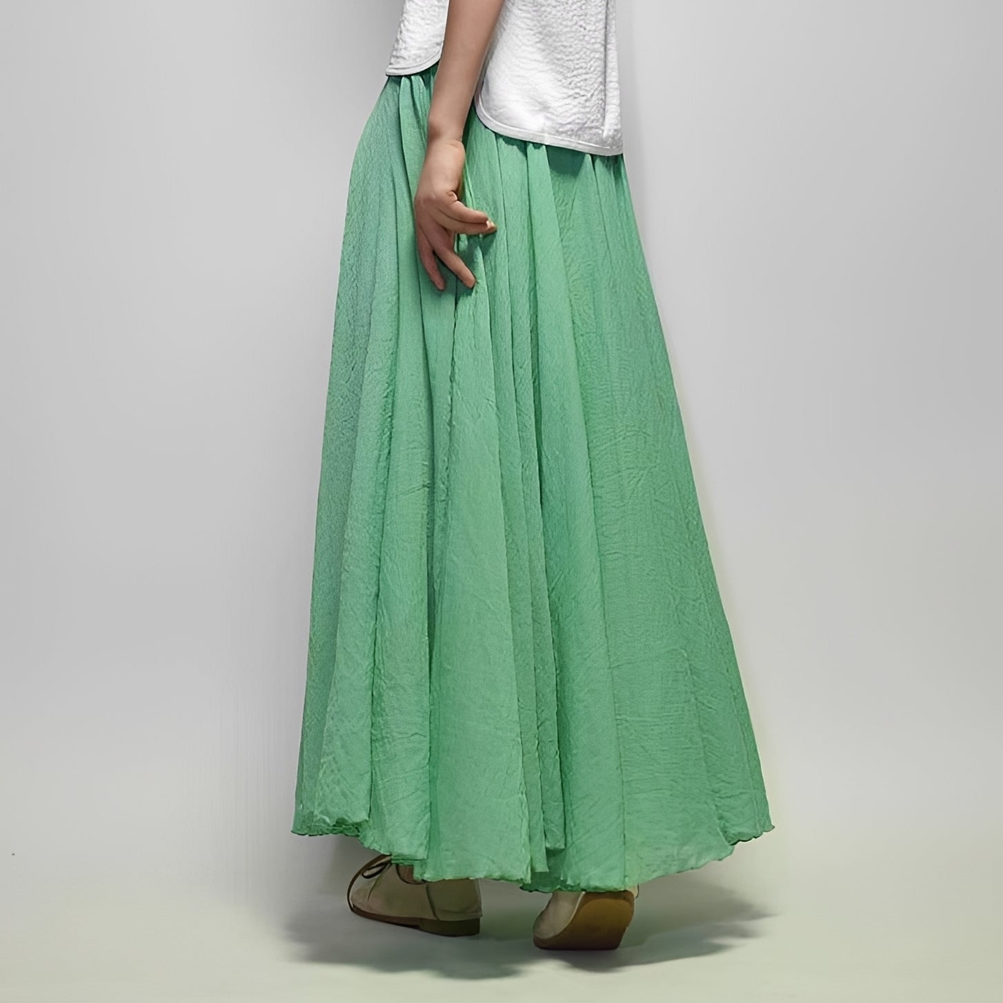 Alina - Jupe Maxi Bohème Aérienne