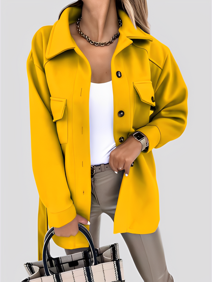 Tiffanie - Blazer en laine léger et moderne avec col à revers pour femmes