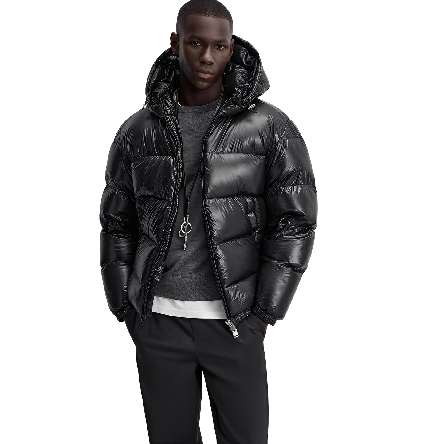 Darrel - Élégant manteau en doudoune avec capuche pour femmes