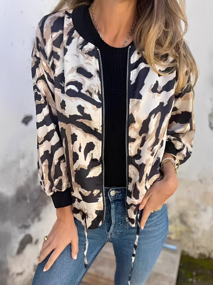 Ryana - Blouson chic à fermeture éclair pour femmes