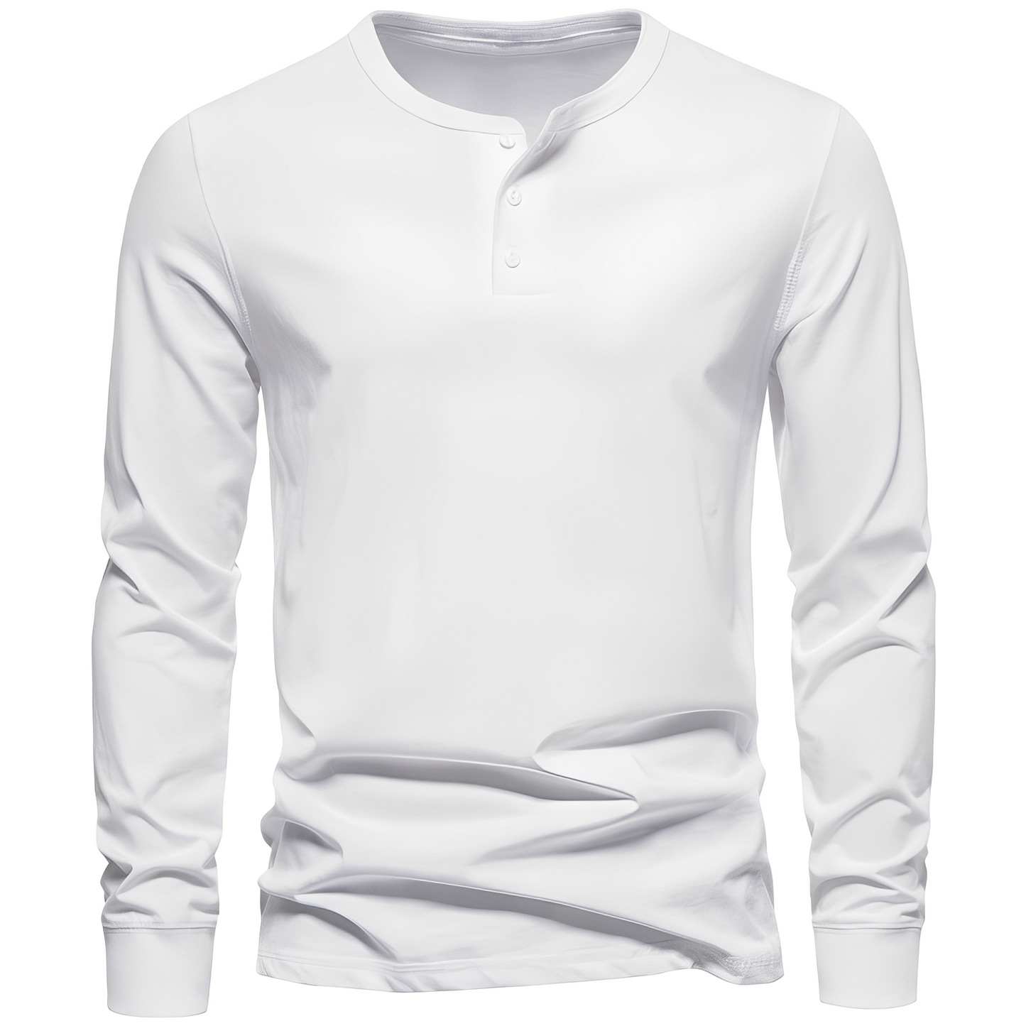 Nowell - Chemise douce et décontractée à manches longues pour hommes