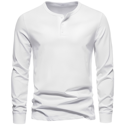 Nowell - Chemise douce et décontractée à manches longues pour hommes