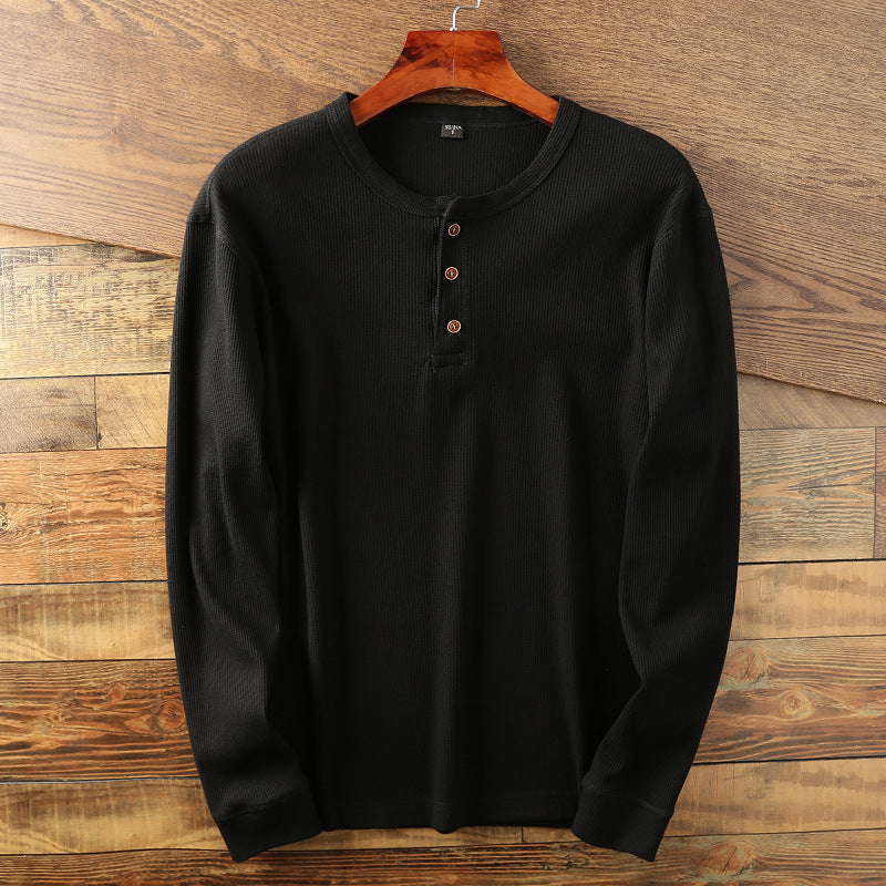 Samuel - Chemise longue vintage en maille pour homme