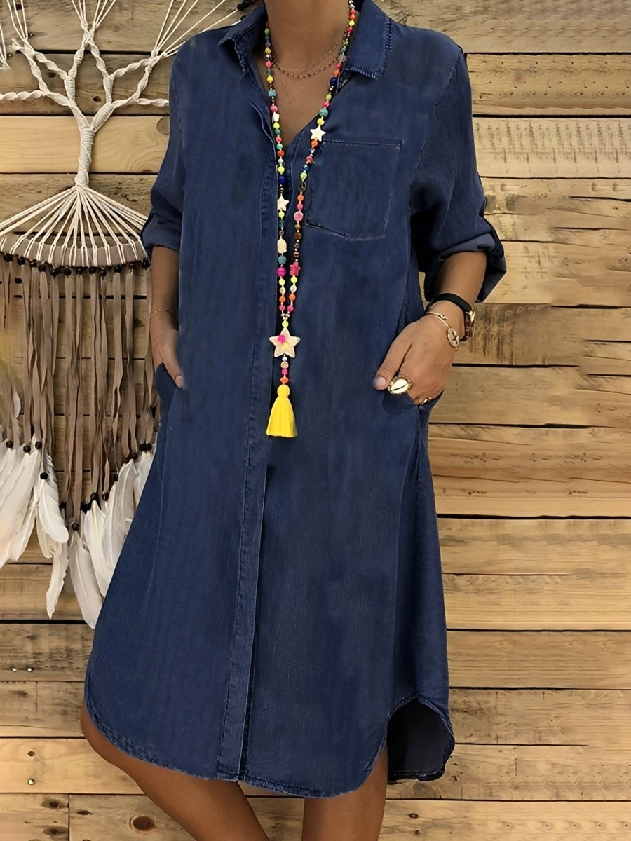 Kristina - Robe ample en jean