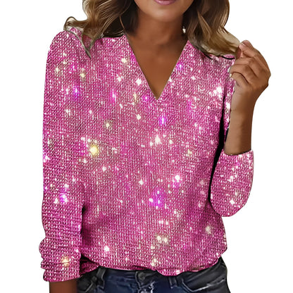 Caroline - Blouse pailletée chic pour femmes