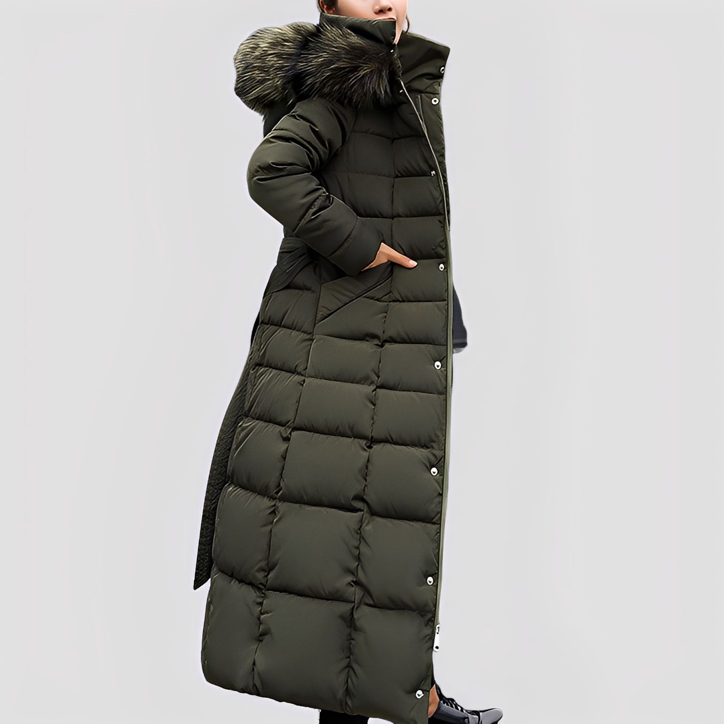 Mollie - Manteau long matelassé tendance pour femmes