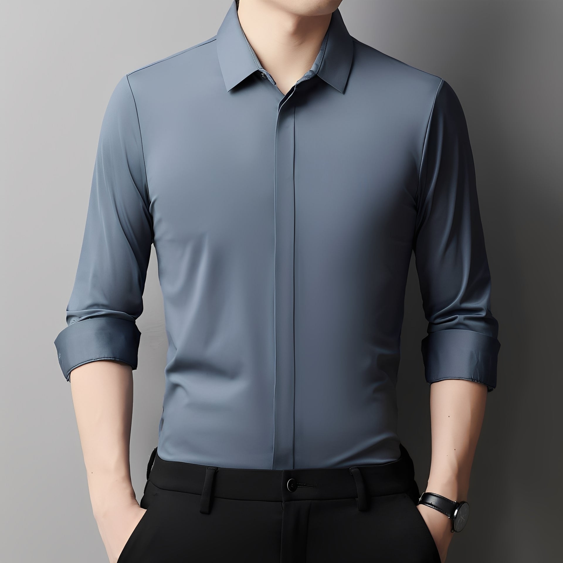 Félix - Chemise stretch infroissable pour homme