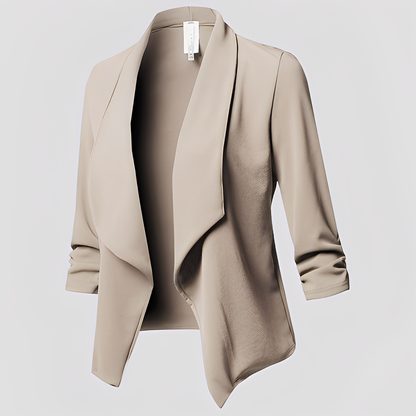 Jolie - Blazer féminin plissé tendance