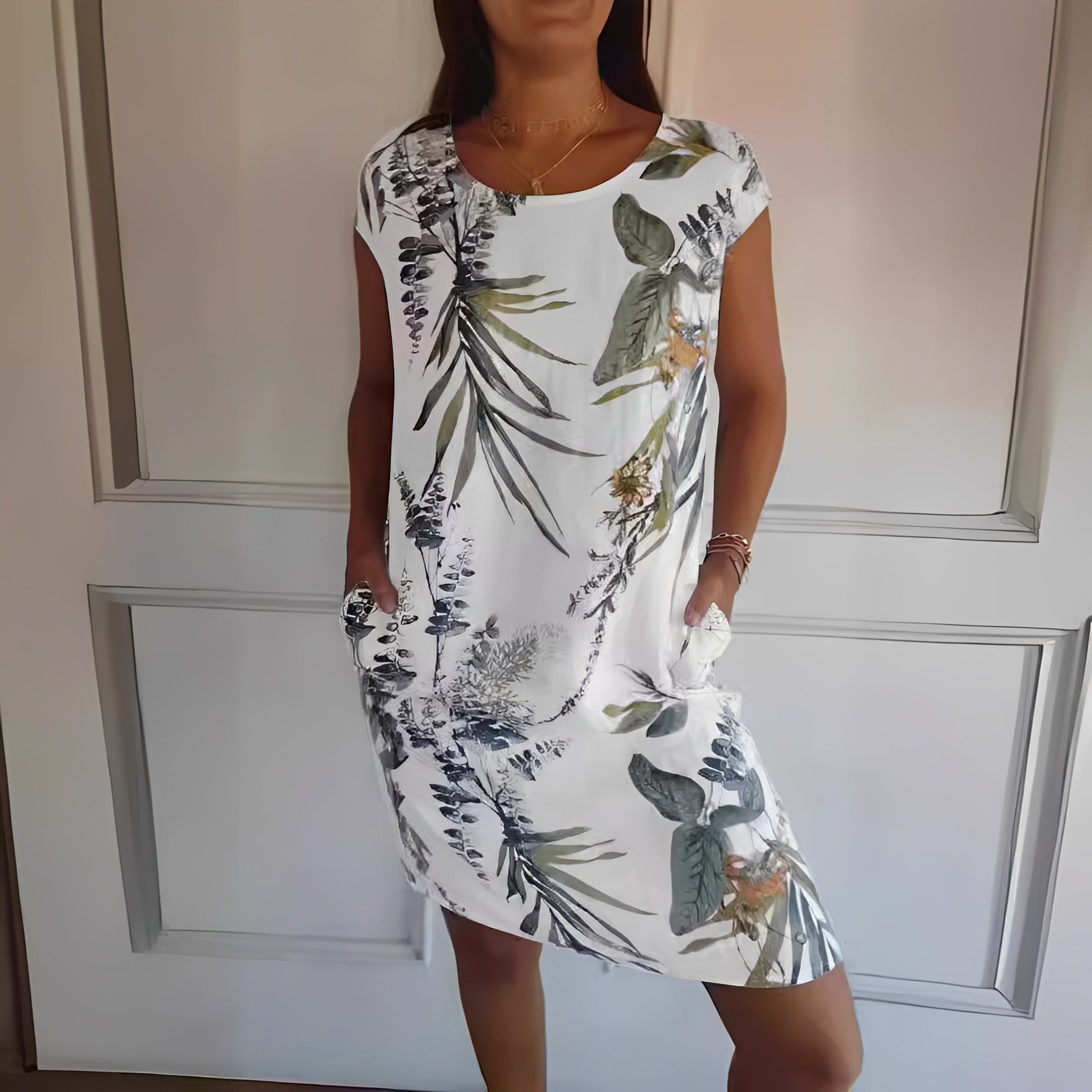 Katherine - Robe ample imprimée pour femmes