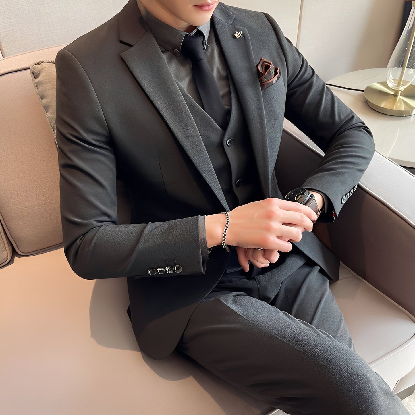 Marc - Elegant three-piece men's suit