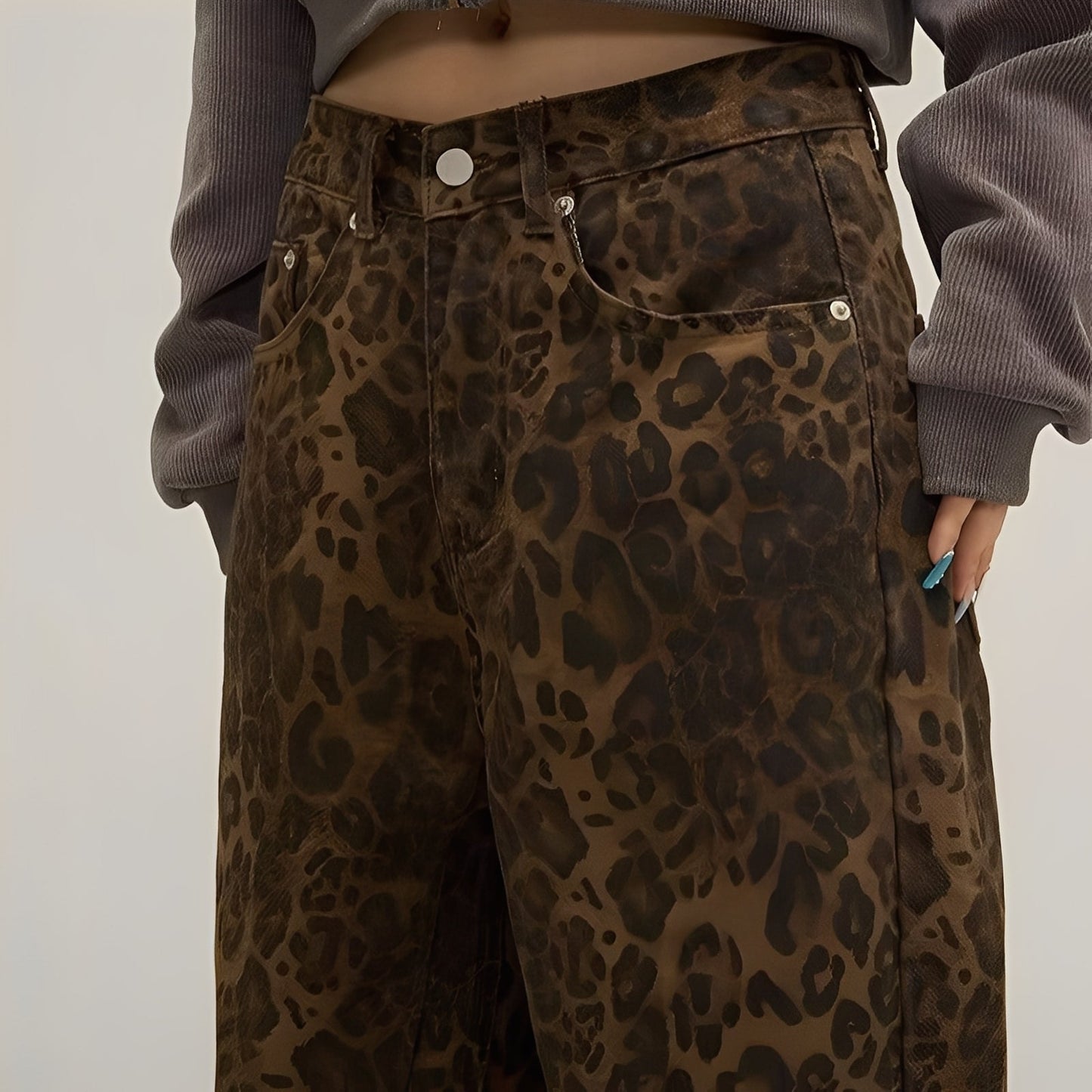 Felecia - Pantalon ample en jean chic pour dames