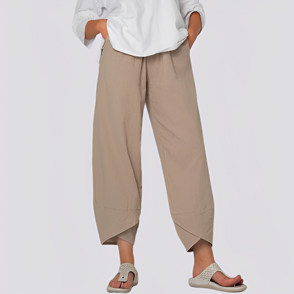 Jessica - Pantalon élégant à jambe large pour femmes