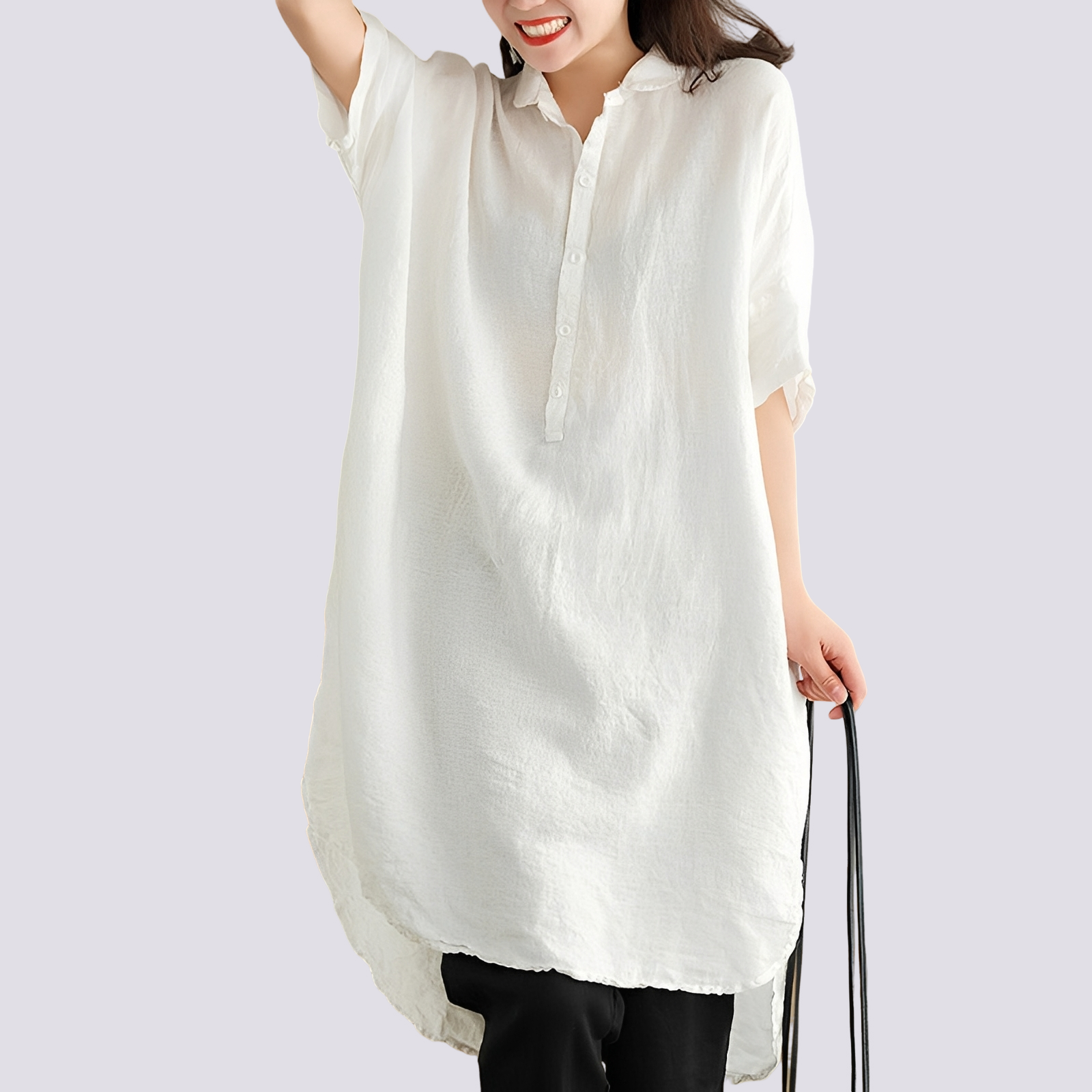 Deborah - Robe-chemise ample et décontractée pour femmes