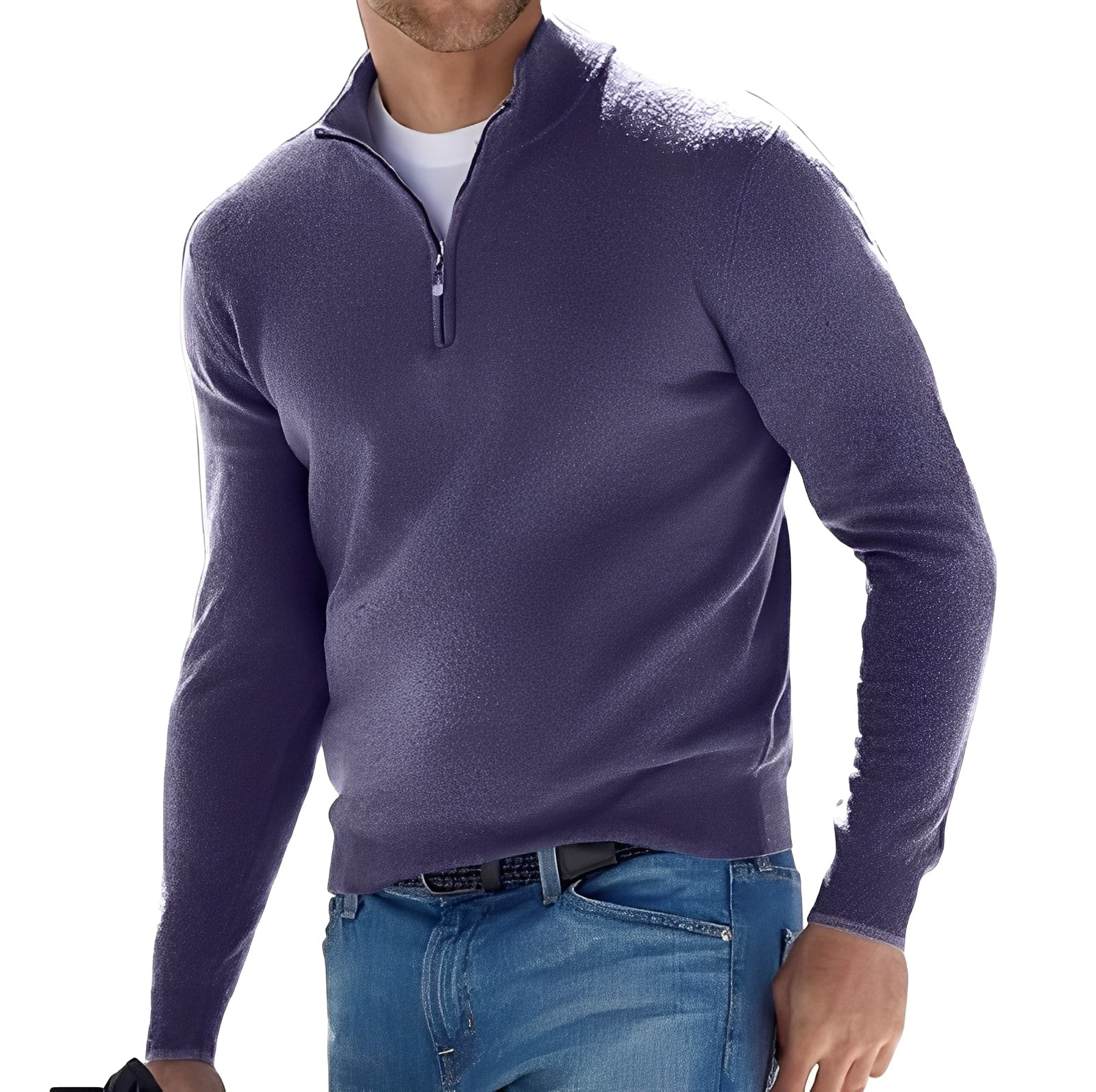 Ralph – Pull homme au style relax avec fermeture éclair
