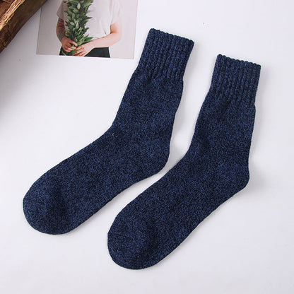 Jason - Chaussettes d'hiver épaisses en laine pour homme