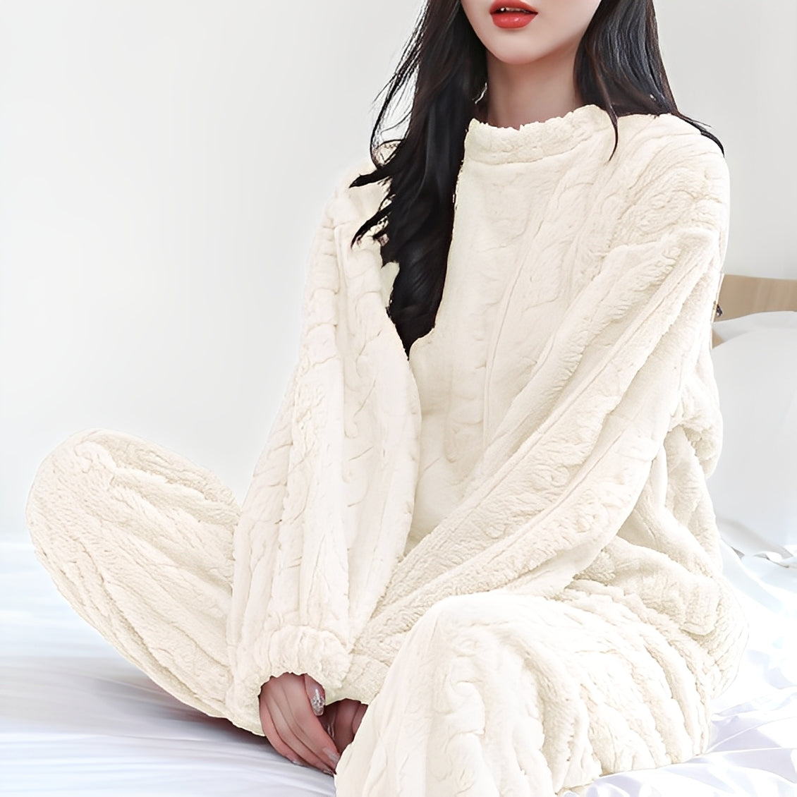 Kilie - Ensemble polaire confortable pour femmes, deux pièces