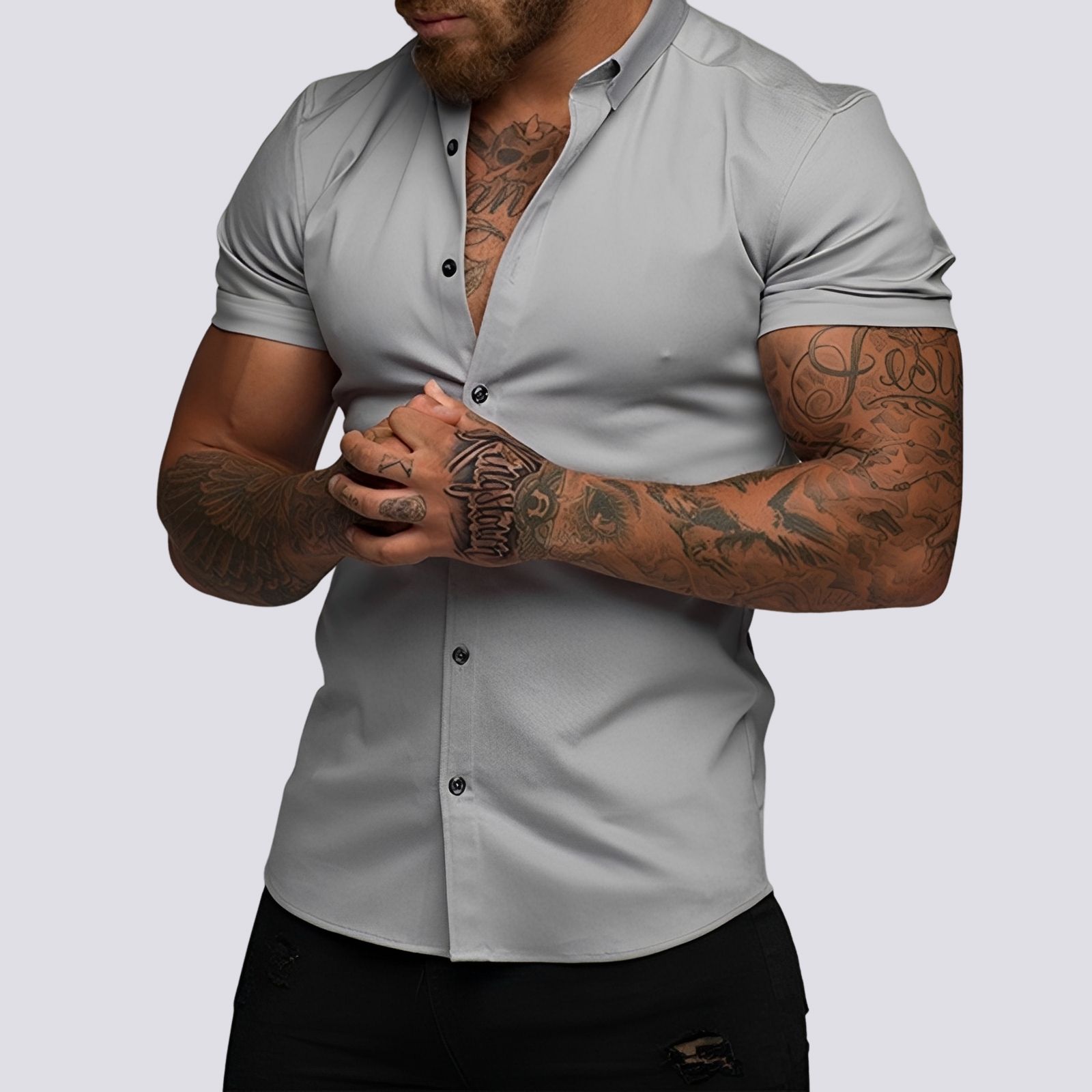 Lukas - Chemise à col ajustable