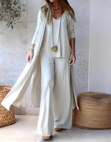Evie - Ensemble chic et ample en trois pièces pour femmes