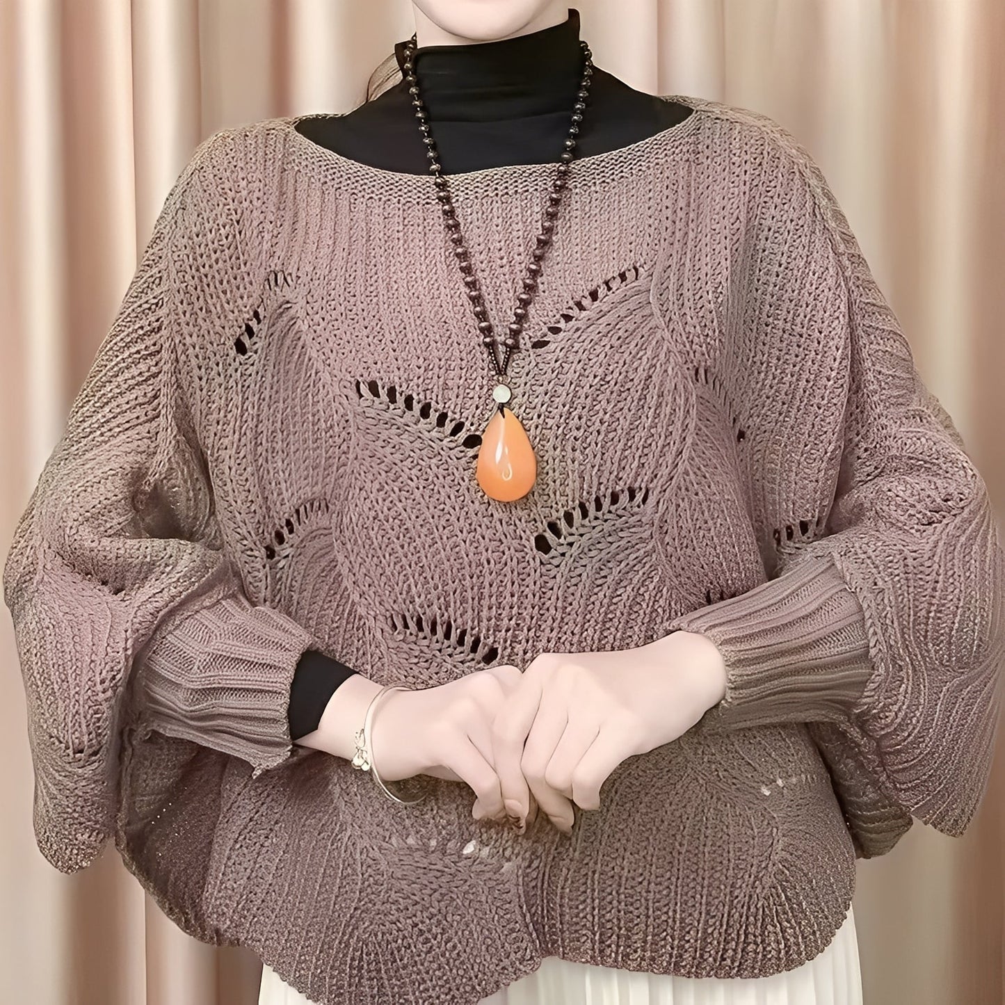 Celestine - Pull thermique pour femmes avec manches amples