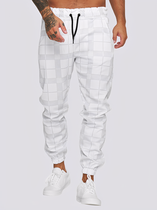 Jaeden - Pantalon chic à carreaux pour hommes