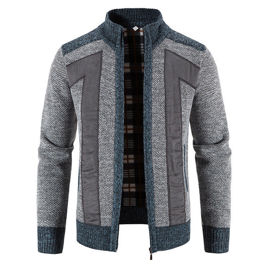 Domenic - Manteau doux et large à zip pour hommes