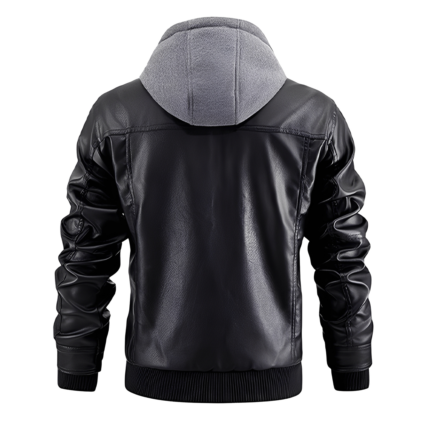 Everard - Veste de moto classique avec capuche pour hommes