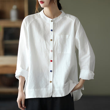 Nellie - Blouse décontractée avec poches pour femmes