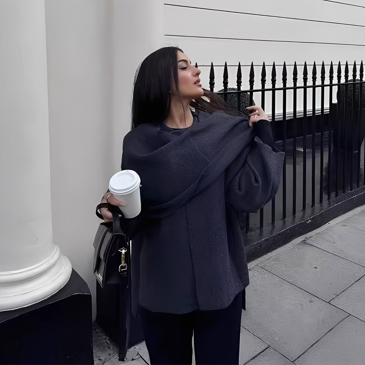 Shelley - Élégant manteau en tricot pour femmes