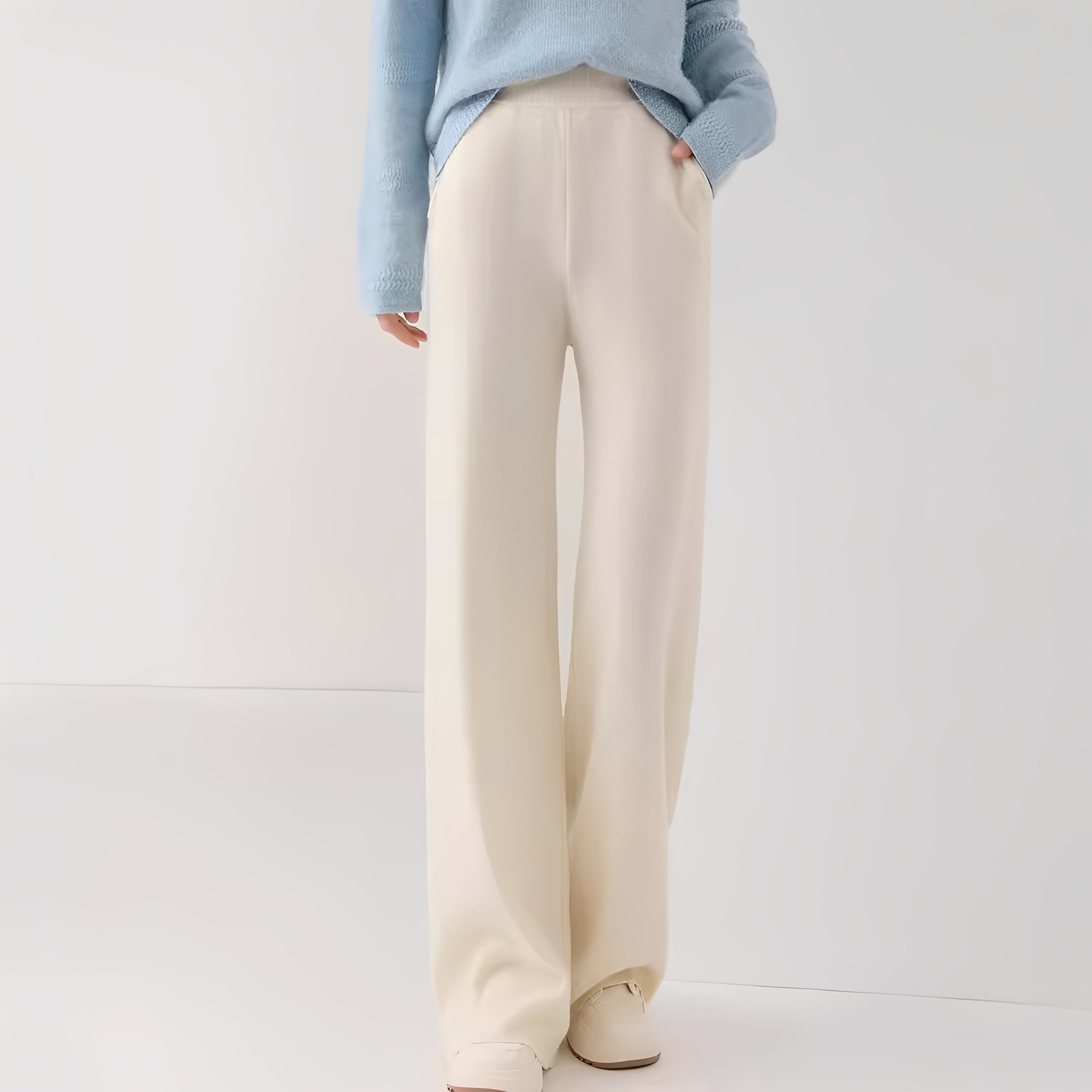Jamie - Pantalon Formelle à Taille Haute