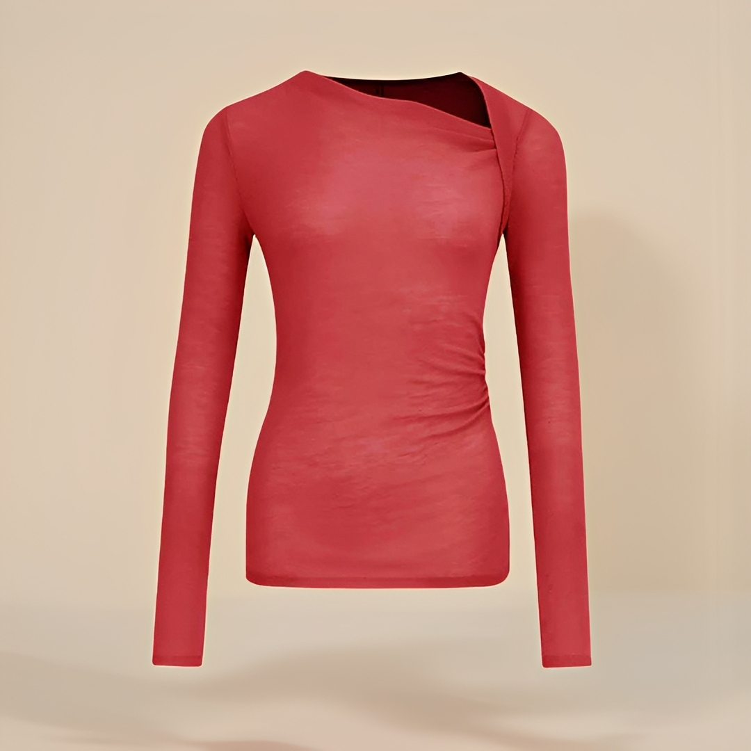 Nadine - Chemise longue à manches tendance
