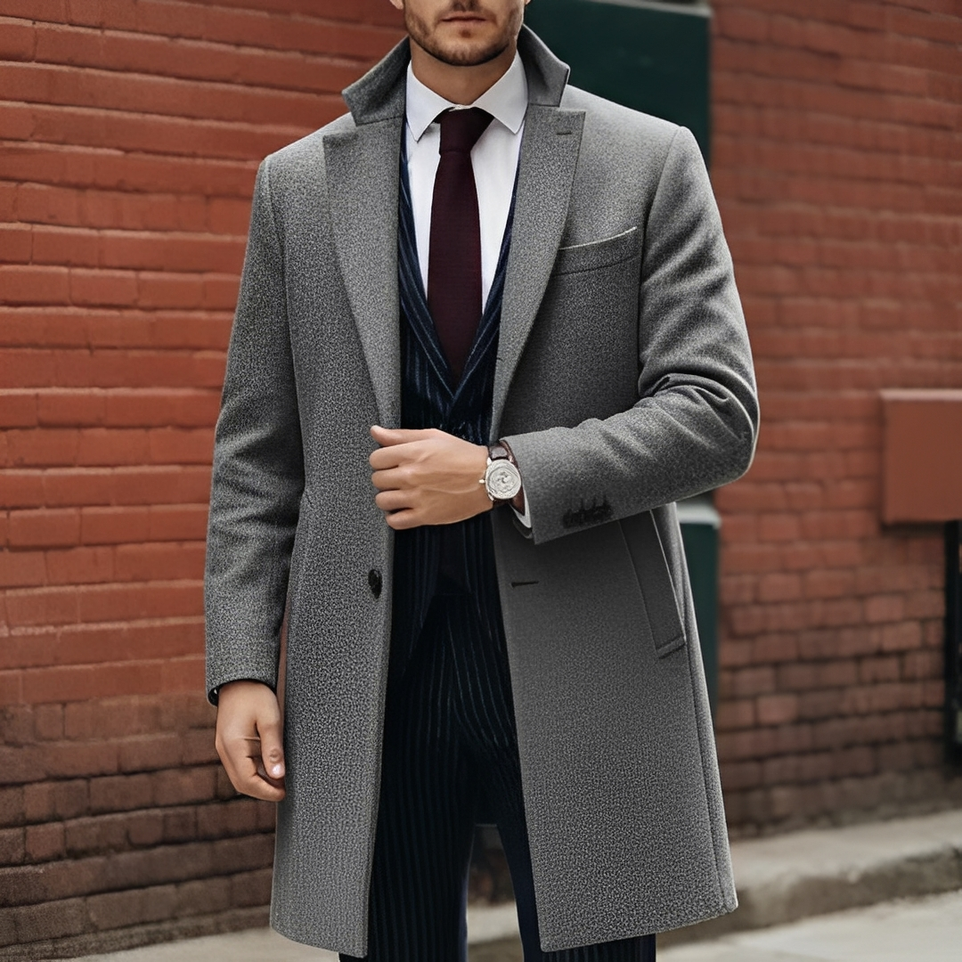 Janzen - Trench-coat d'hiver chaud pour homme