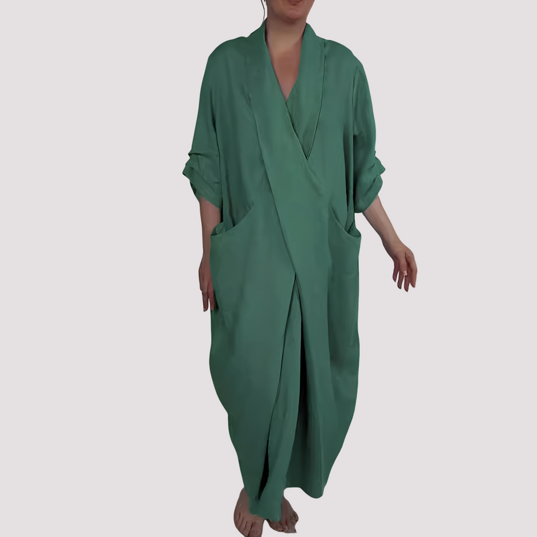 Alicia - Robe longue ample avec poche pour femmes