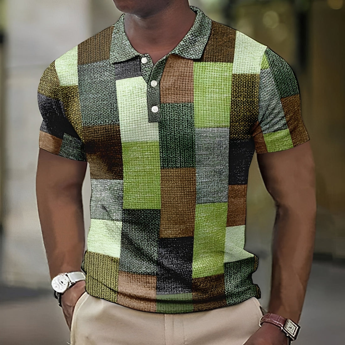 Jimmy - Chemise élégante à imprimés de carreaux