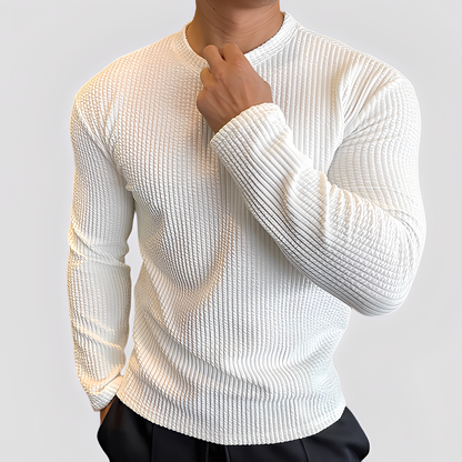 Albert - Lässiger Strickpullover mit Rippenmuster für Herren