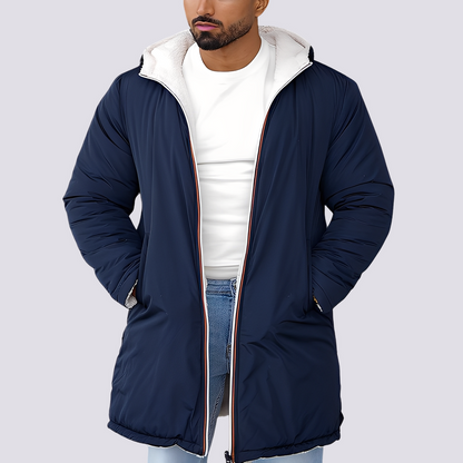 Hubert - Veste à capuche réversible moderne pour hommes