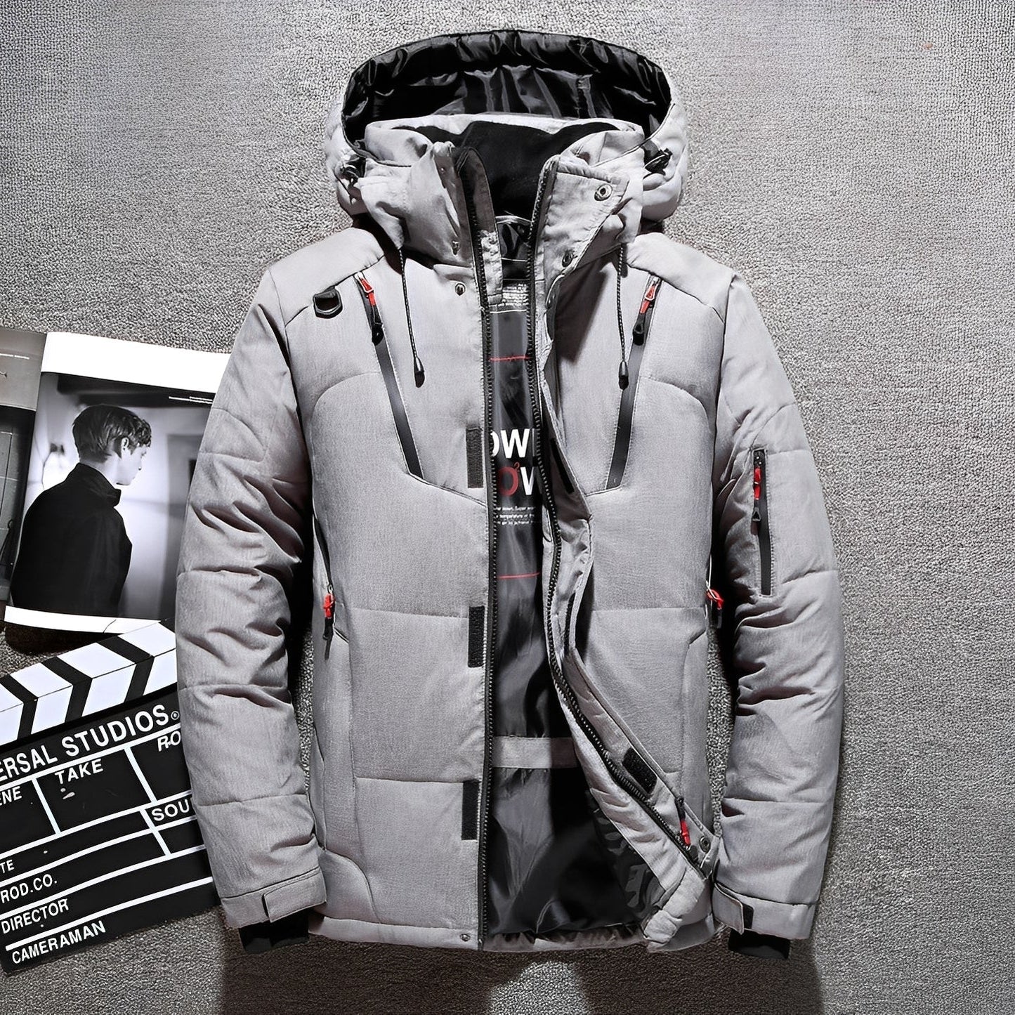 Damian - Hoodie moderne pour hommes avec plusieurs poches