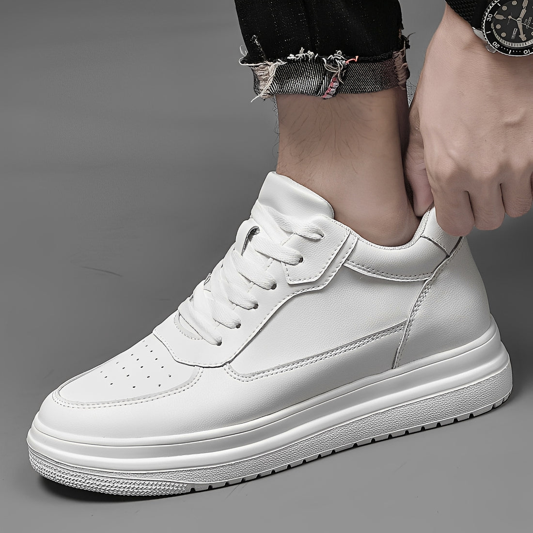 Janssen - Baskets mode décontractées pour hommes