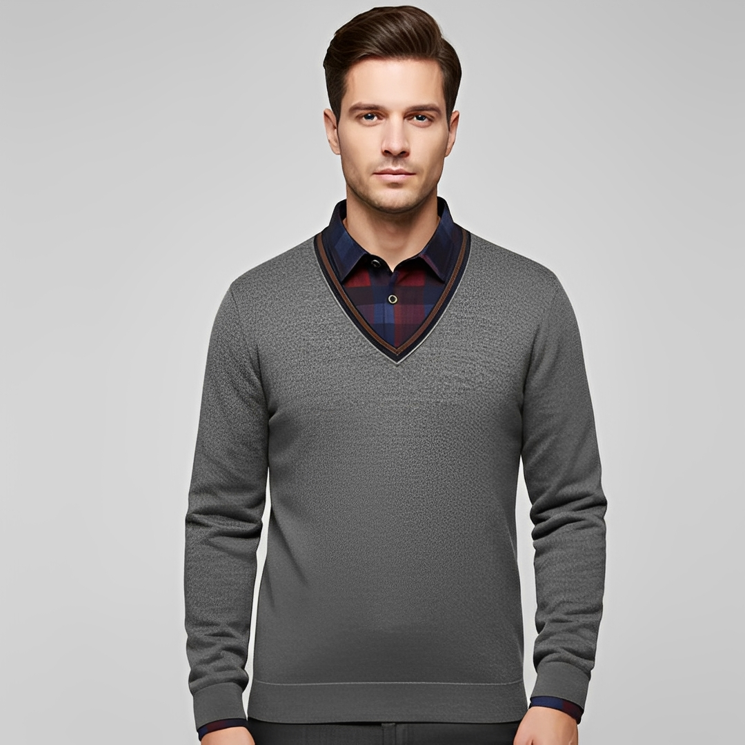 Elezer - Warmer und eleganter Pullover für Herren