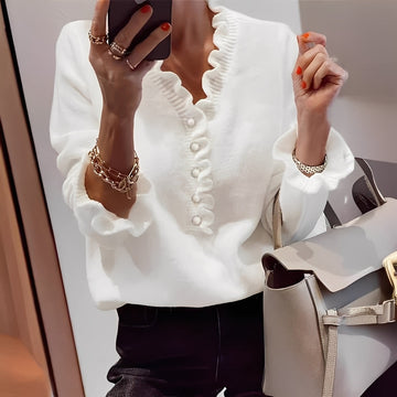 Isabella - Pull élégant avec boutons pour femmes