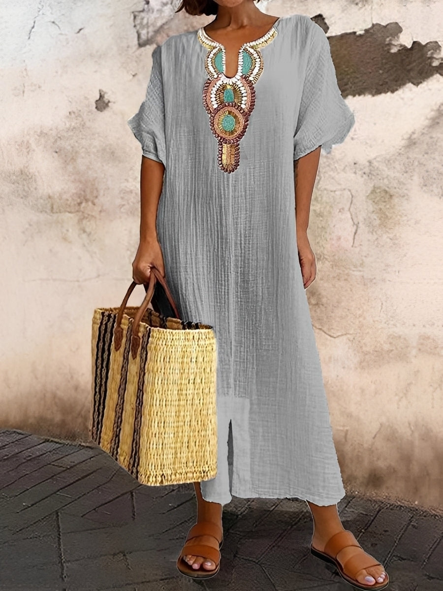 Paula - Robe style bohème chic