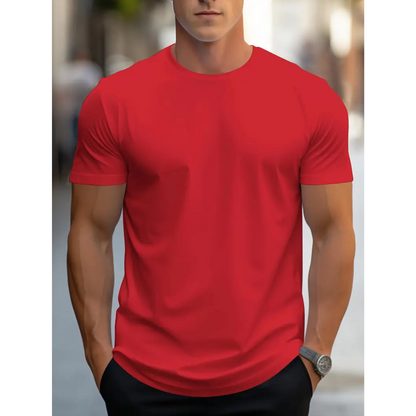 Brian - T-shirt Homme Classique à Manches Courtes
