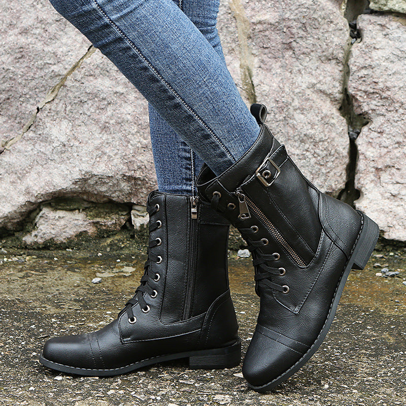 Katerina - Bottes Élégantes à Petit Talon