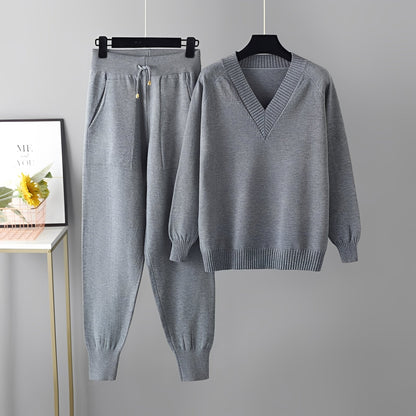 Evelyn - Schickes Set aus Pullover und Hose für Damen