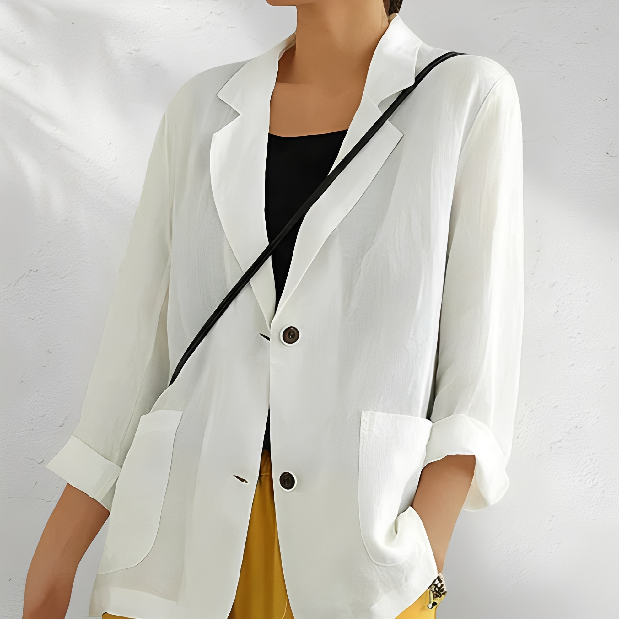 Divinna - Blazer d'été décontracté pour femme