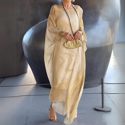 Aurora – Elegantes Kleid aus Seide gefertigt aus zartem Chiffon