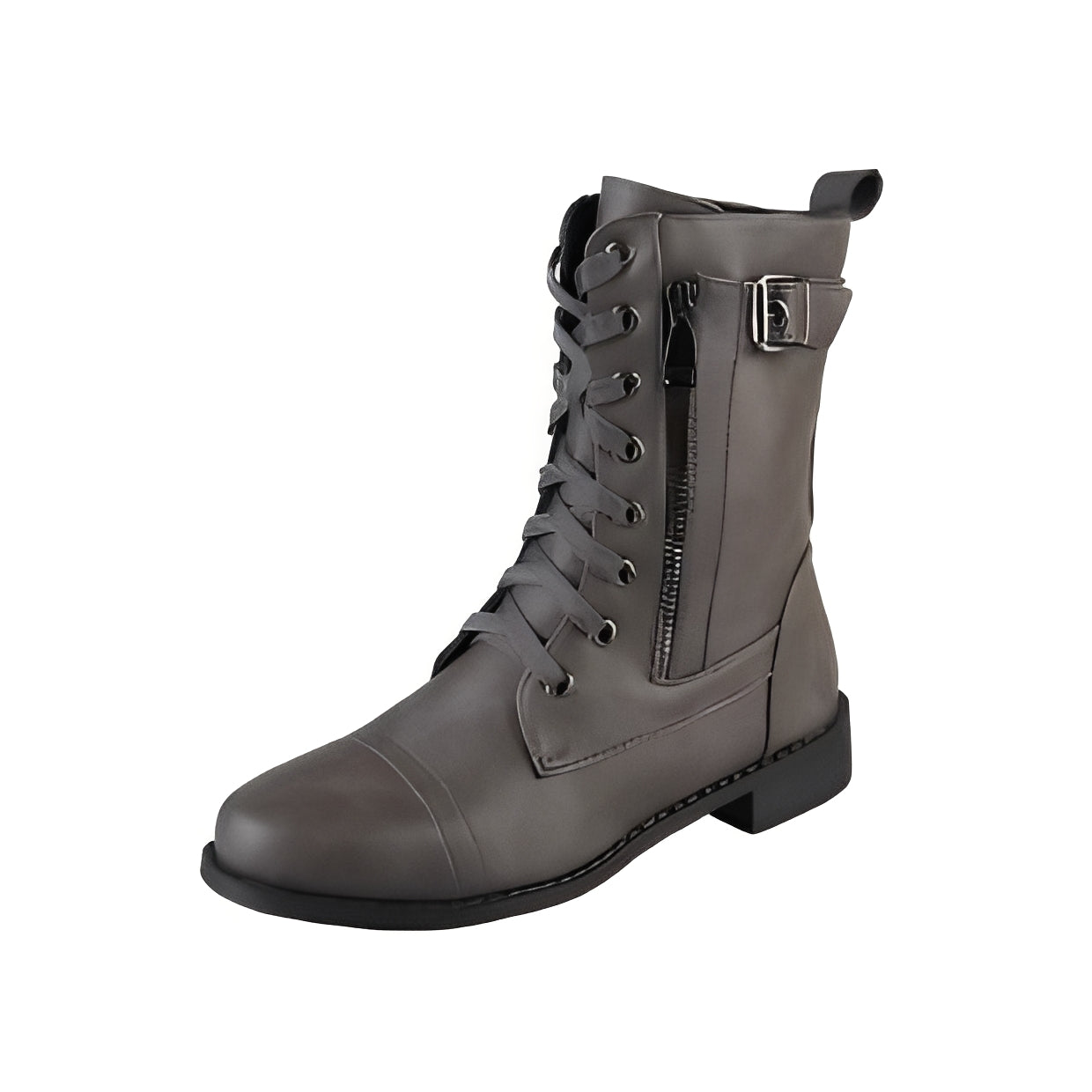 Saskia - Bottines tendance pour femmes avec zip latéral