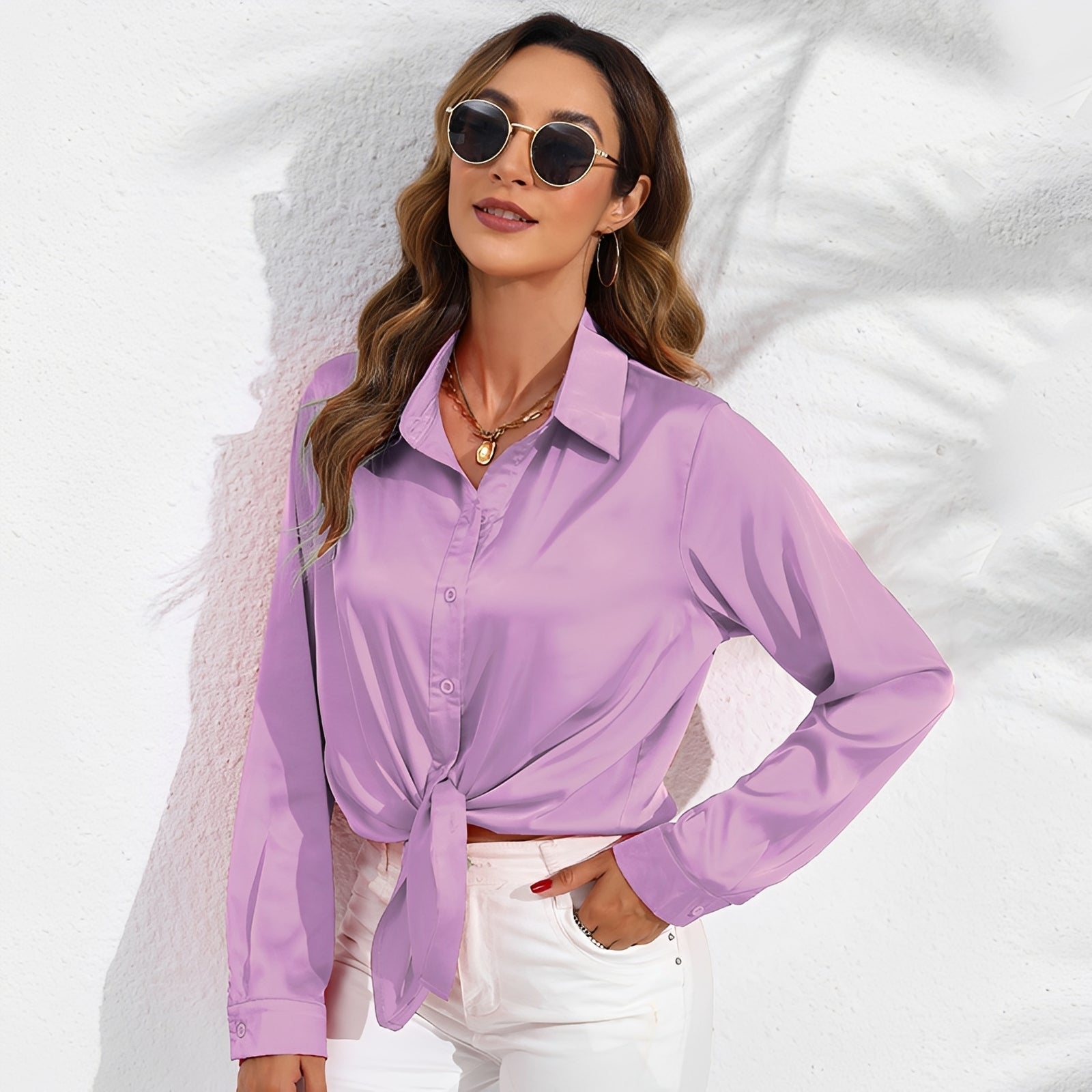 Erica - Blouse moderne à manches longues pour femmes
